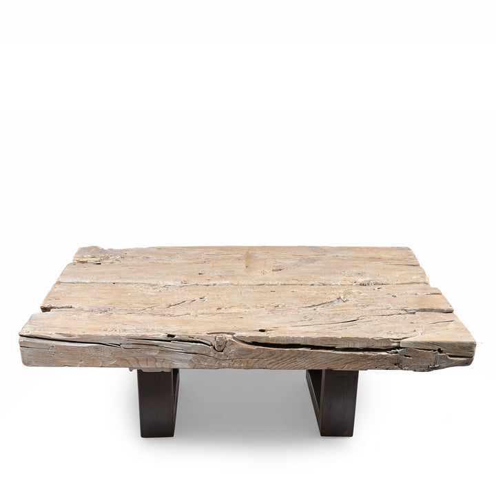 Bleached Elm Driftwood Coffee Table | Indigo Antiques
