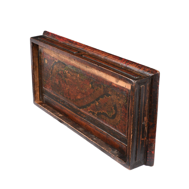 Folded Painted Prayer Table (Choksar) from Tibet 19thC | Indigo Antiques