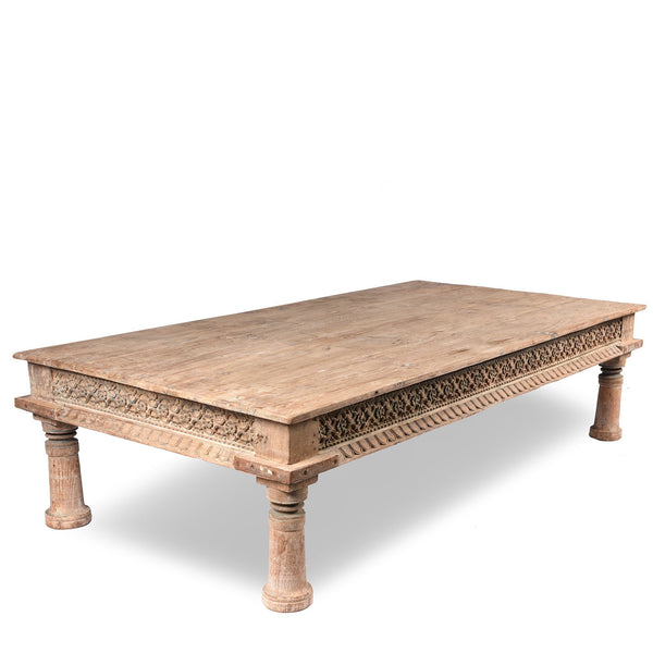 Indian Coffee Table Daybed From Hyderabad 19thC Indigo Antiques