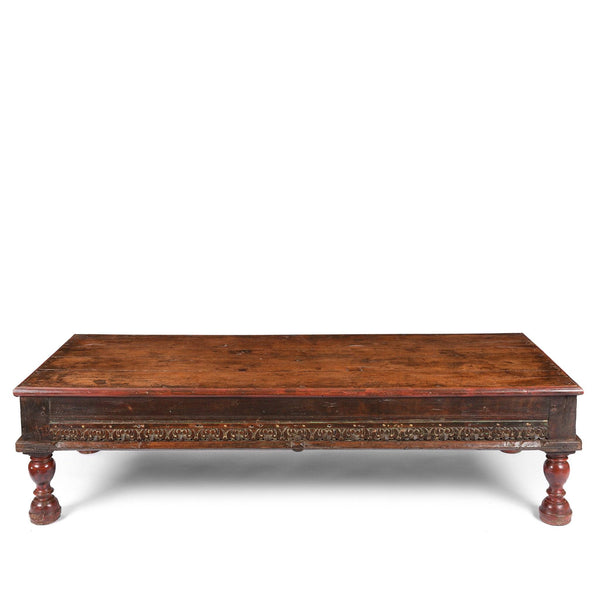 Indian Takhat Coffee Table From Rajasthan- 19thC