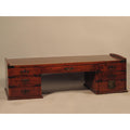 Low Keyaki Wood Desk From Kyoto - Meiji Period