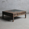 Painted Chinese Square Coffee Table From Shanxi - 19thC