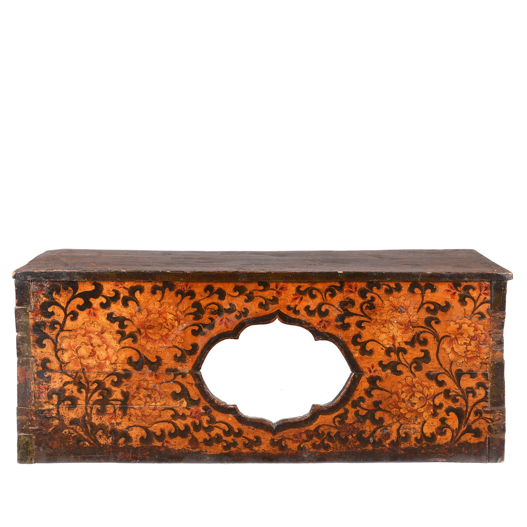 Painted Offering Table From Tibet - 19thC