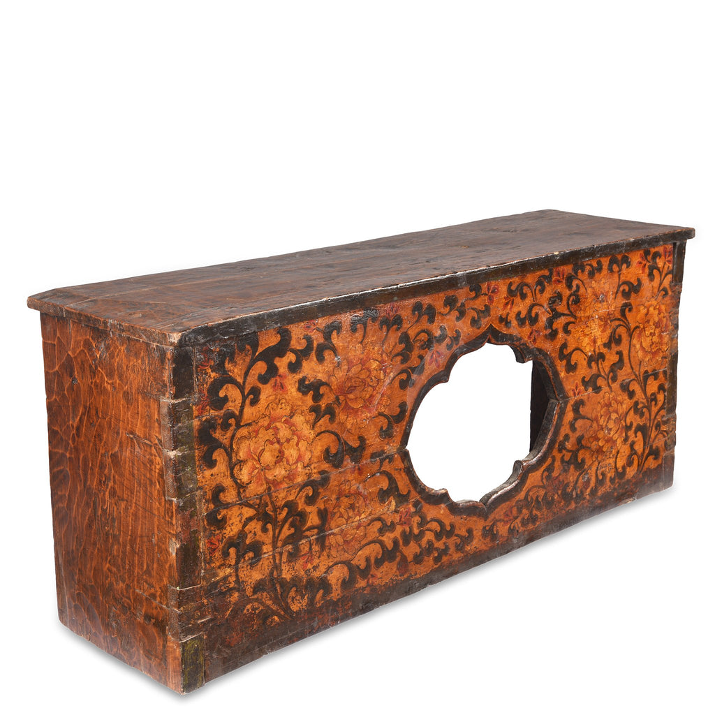 Painted Offering Table From Tibet - 19thC