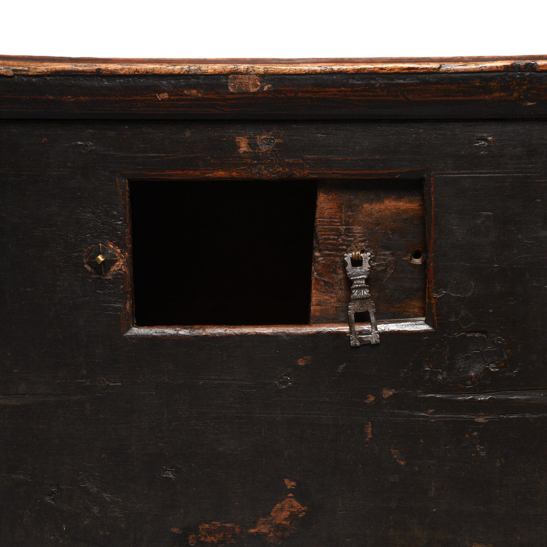 Compartment Detail Of Painted Choksar Prayer Table from Tibet - 19thC | Indigo Antiques