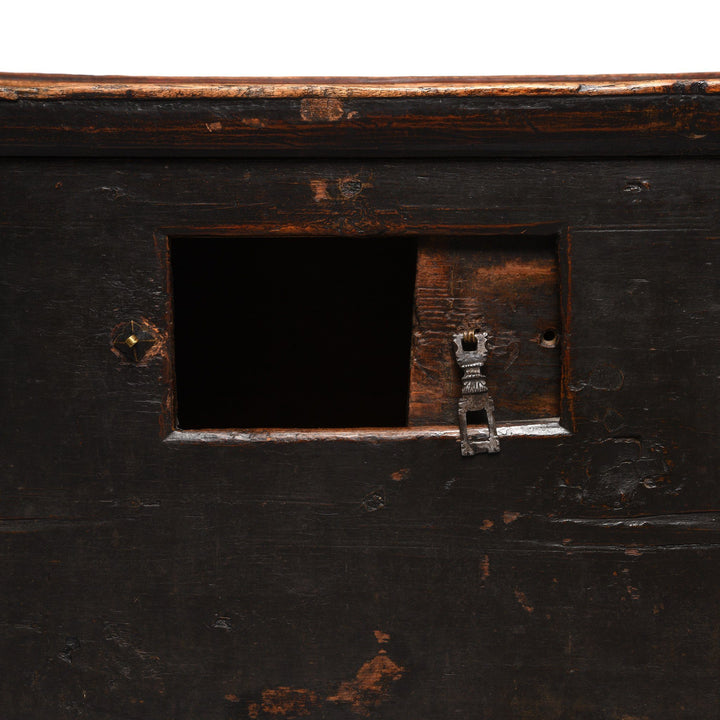 Compartment Detail Of Painted Choksar Prayer Table from Tibet - 19thC | Indigo Antiques