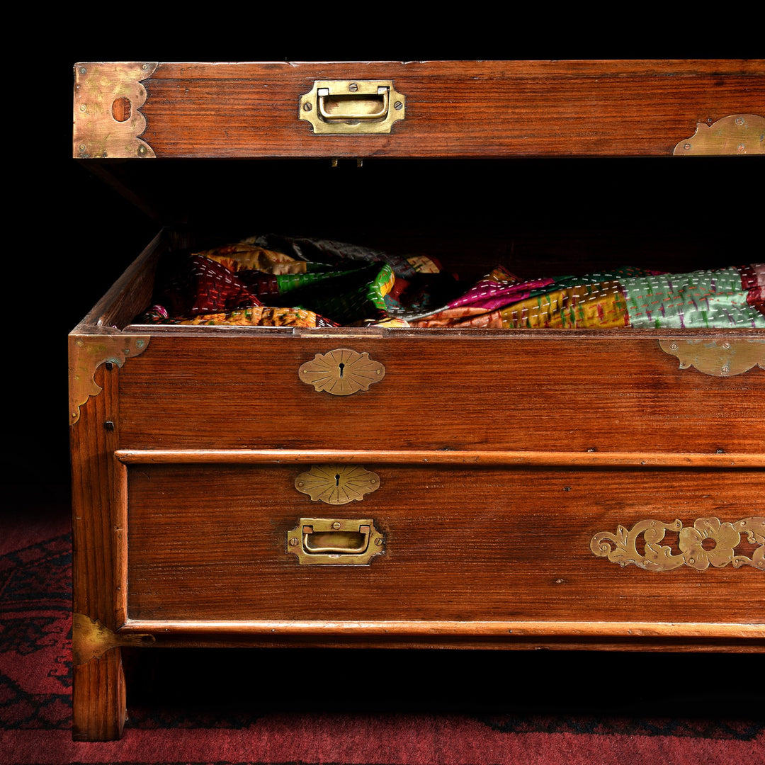 Rosewood Coffee Table - Chest With Drawers - Late 19thC | Indigo Oriental Antiques