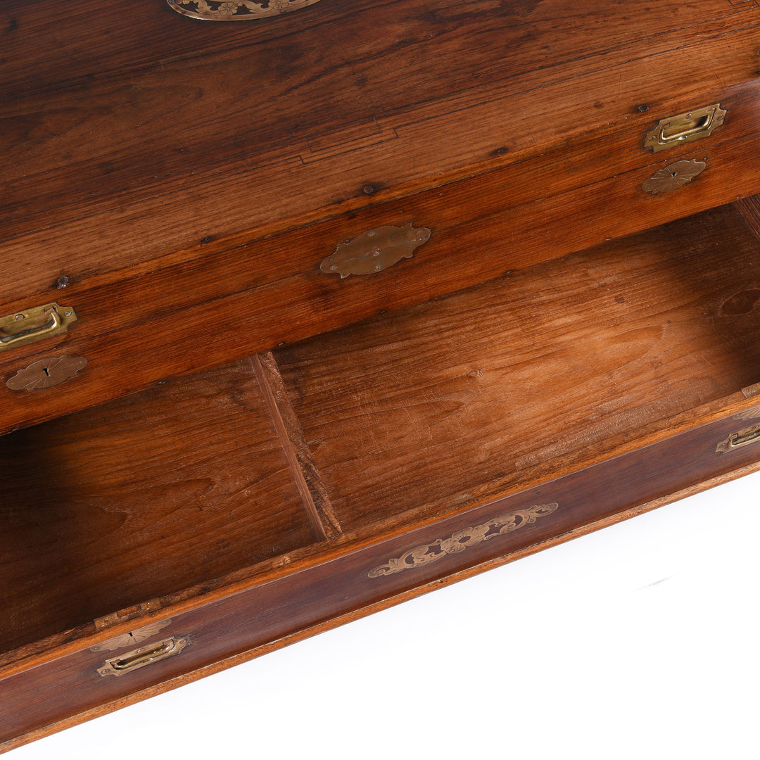 Rosewood Coffee Table - Chest With Drawers - Late 19thC | Indigo Oriental Antiques