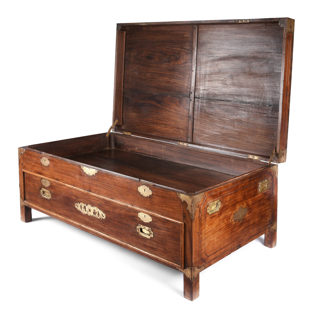 Rosewood Coffee Table - Chest With Drawers - Late 19thC | Indigo Oriental Antiques