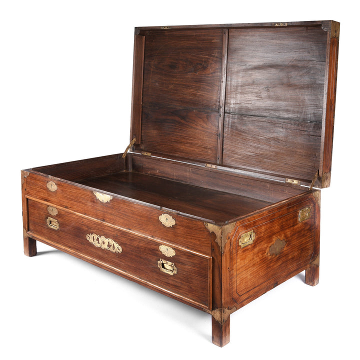 Rosewood Coffee Table - Chest With Drawers - Late 19thC | Indigo Oriental Antiques