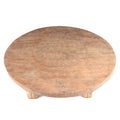 Round Elm Farmers Table From Shanxi - Ca 100 Yrs Old