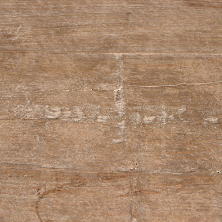 Detail of Round Elm Farmers Table From Shanxi - Ca 100 Yrs Old | Indigo Antiques
