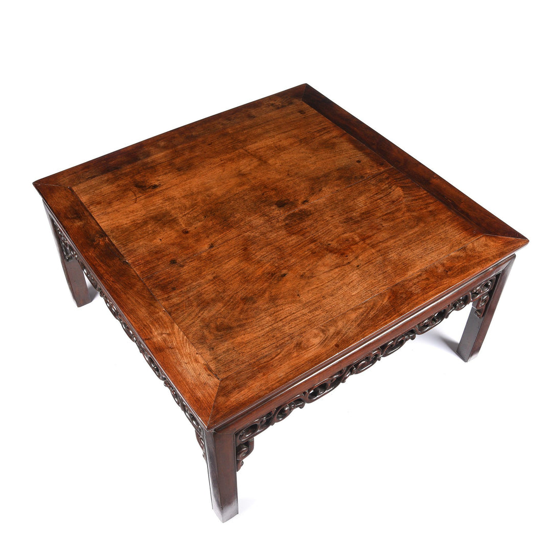 Antique Carved Qing Chinese Rosewood  Opium Coffee Table | Indigo Antiques
