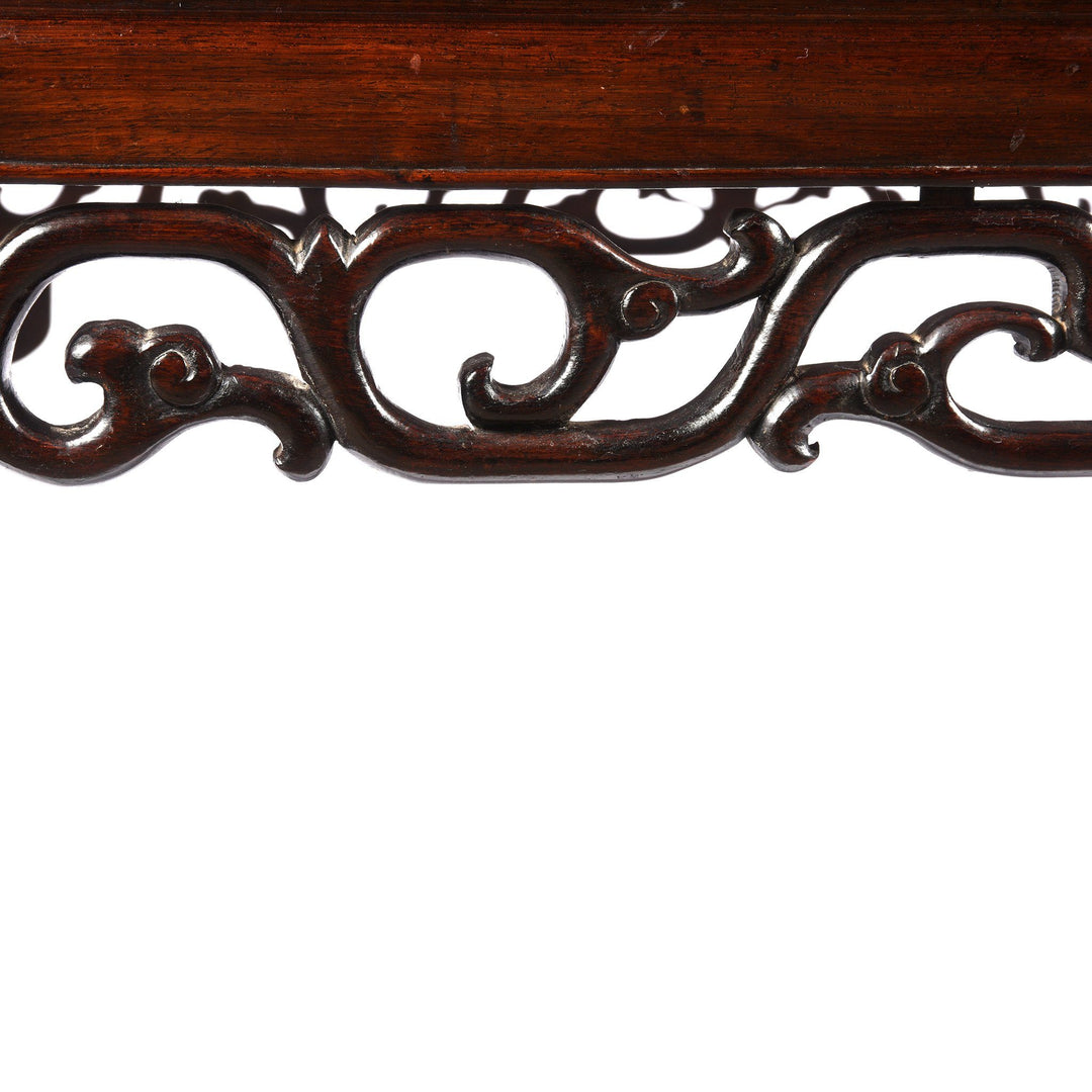 Antique Carved Qing Chinese Rosewood  Opium Coffee Table | Indigo Antiques