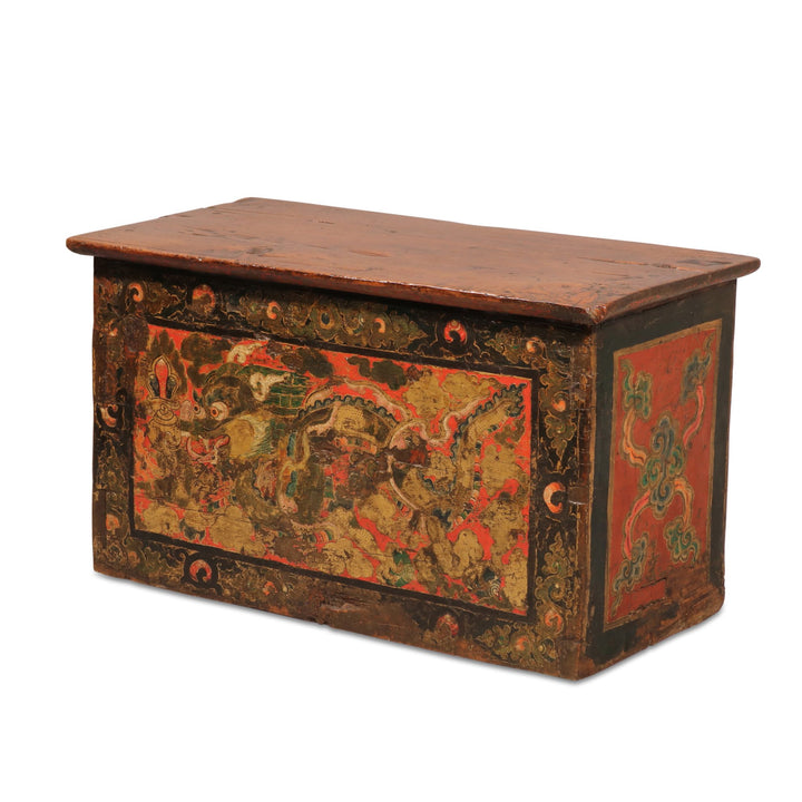 Tibetan Choksar with Dragon Painting - Early 18thC | Indigo Oriental Antiques