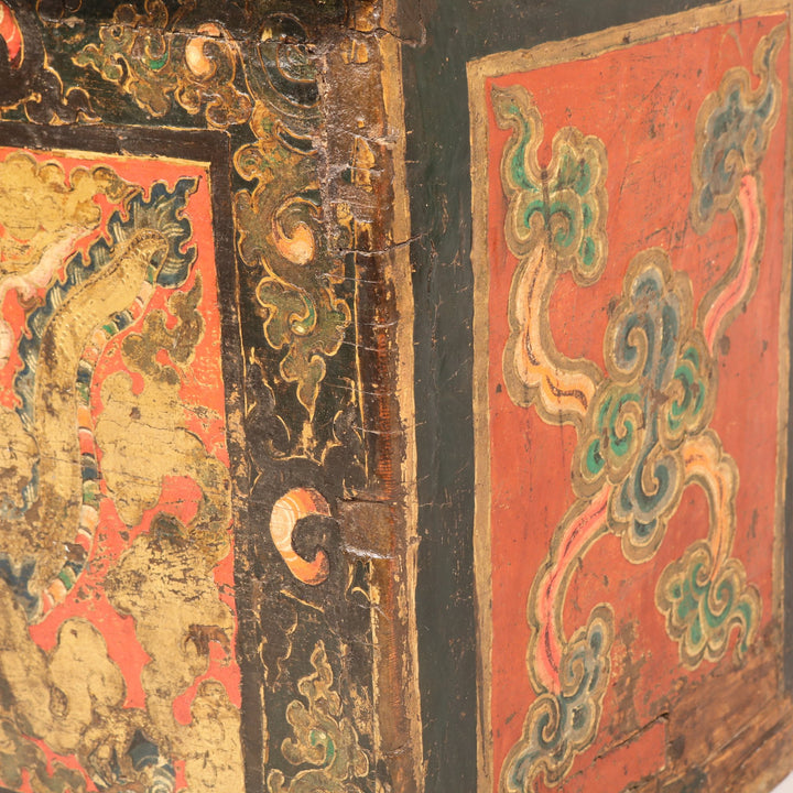 Tibetan Choksar with Dragon Painting - Early 18thC | Indigo Oriental Antiques