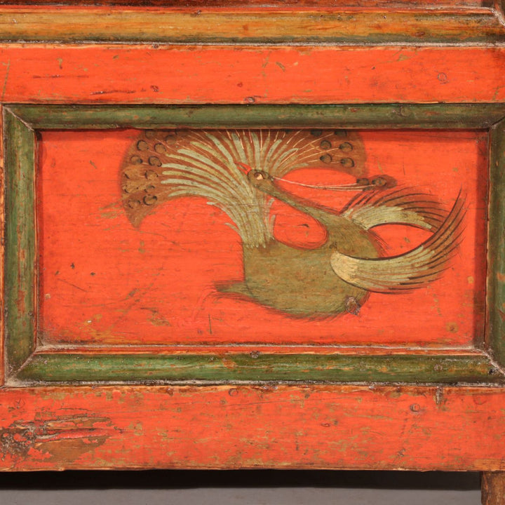 Tibetan Choksar With Snow Lion Painting - 19thC | Indigo Oriental Antiques
