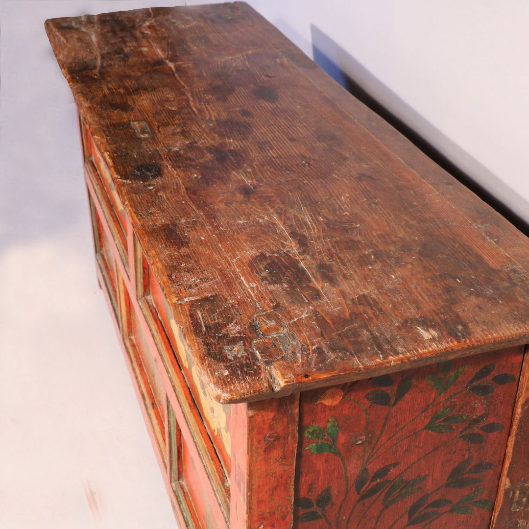 Tibetan Choksar With Snow Lion Painting - 19thC | Indigo Oriental Antiques