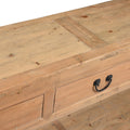 3 Drawer Farmhouse Console Table Made From Reclaimed Wood