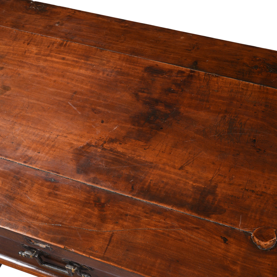 3 Drawer Walnut Altar Table From China - 19thC | Indigo Oriental Antiques