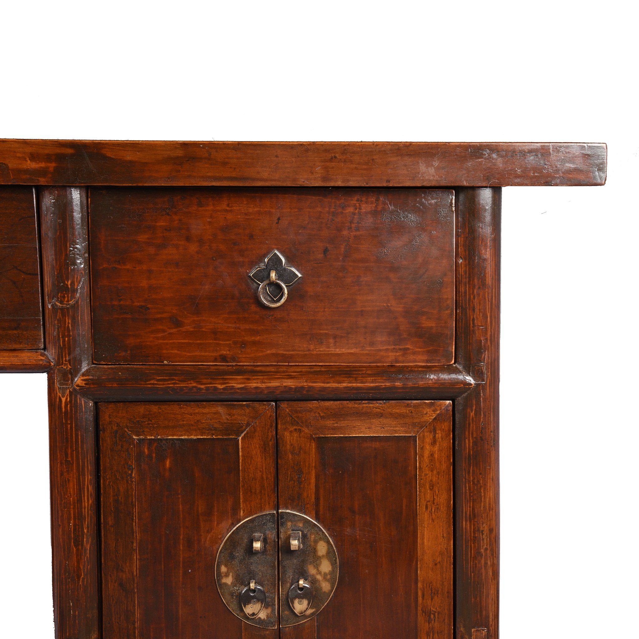 3 Drawer Walnut Altar Table From China - 19thC | Indigo Oriental Antiques