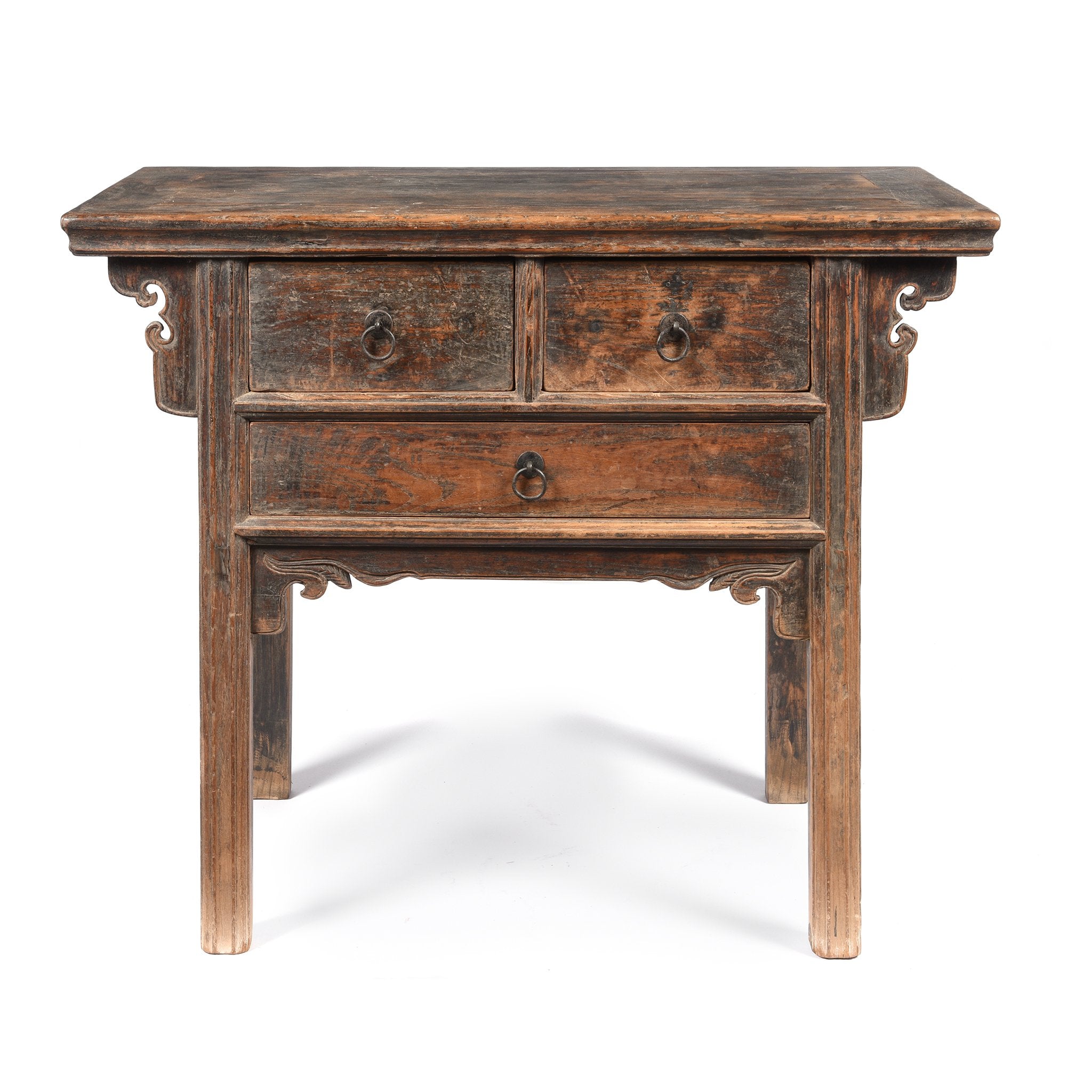 Elm Wine Table From Shanxi Province - 19thC - 100 x 49 x 86 (wxdxh cms) - C1235