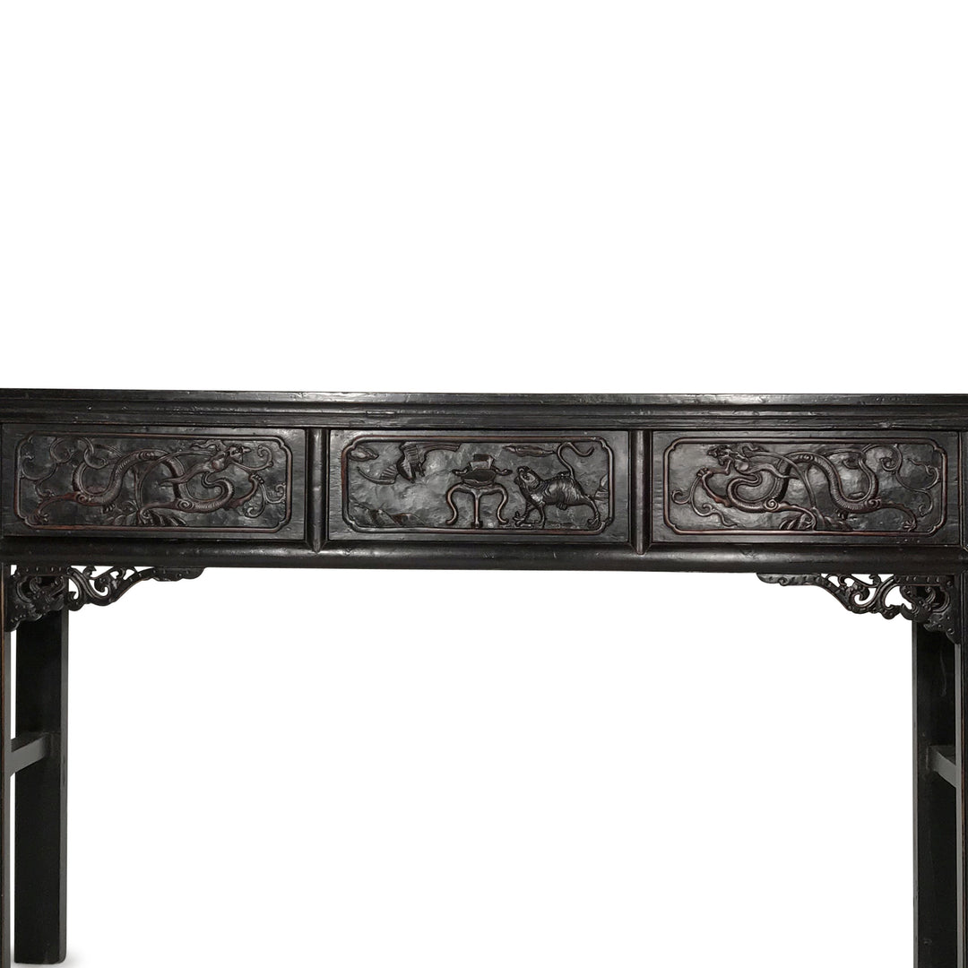 Black Lacquer Altar Table from Shandong - 19thC | Indigo Oriental Antiques