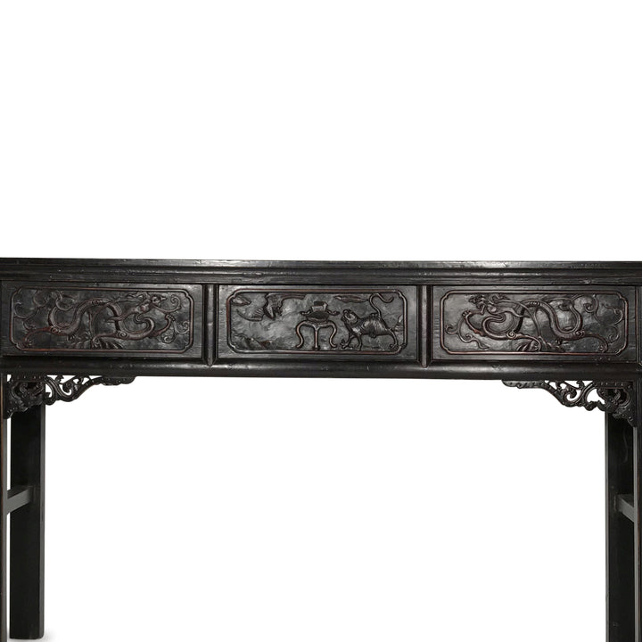 Black Lacquer Altar Table from Shandong - 19thC | Indigo Oriental Antiques