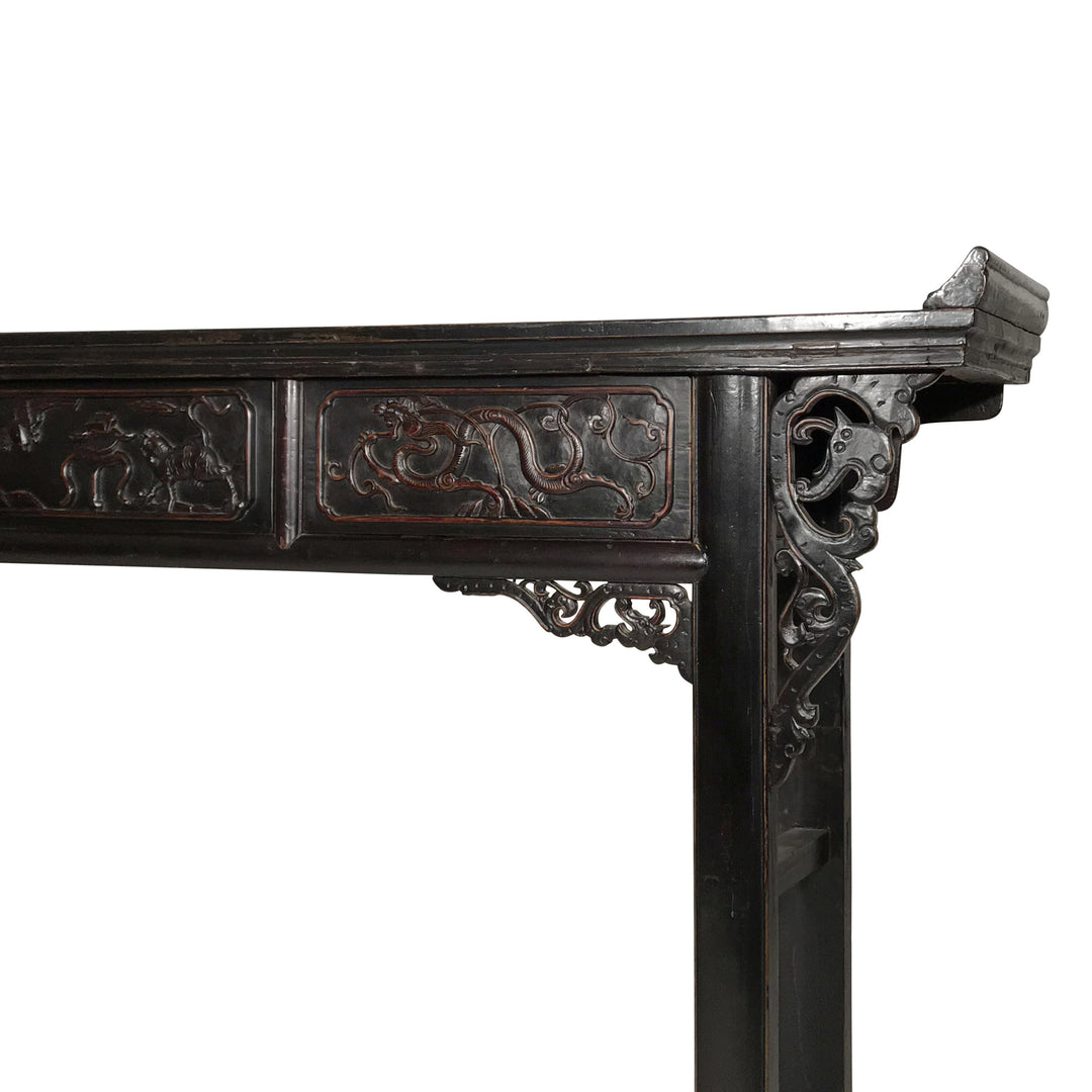 Black Lacquer Altar Table from Shandong - 19thC | Indigo Oriental Antiques