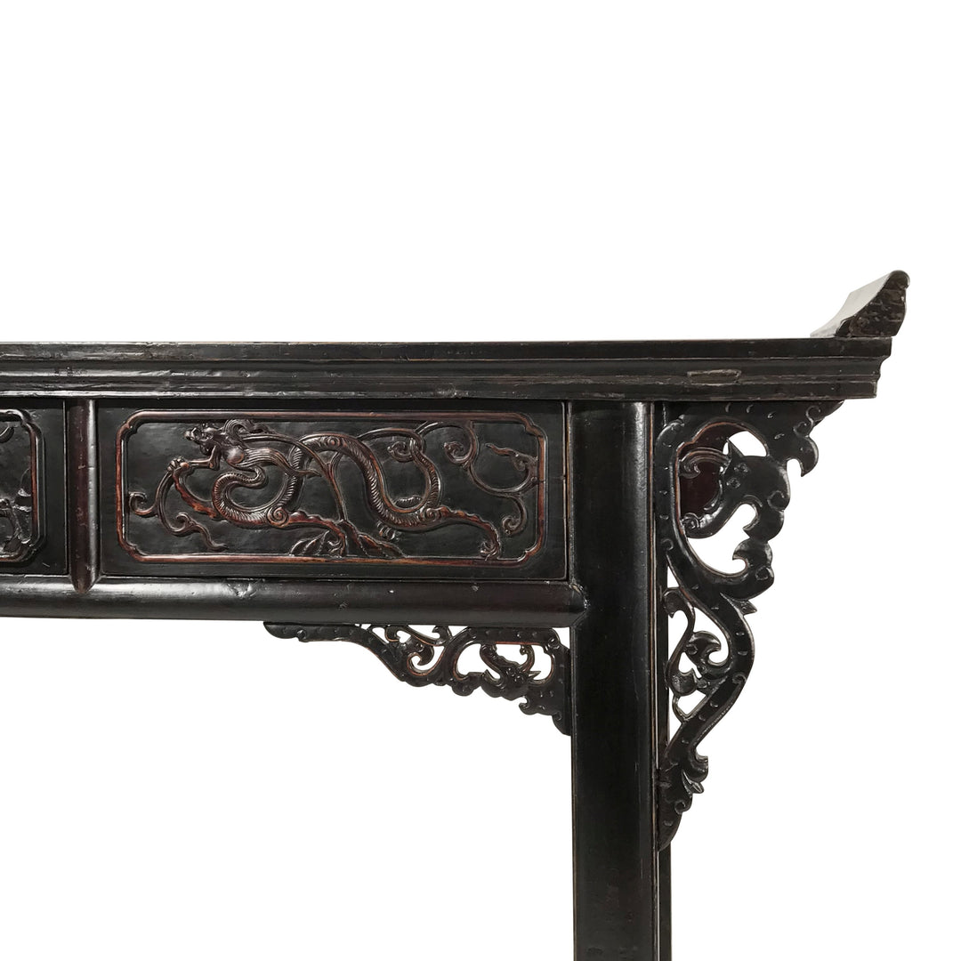 Black Lacquer Altar Table from Shandong - 19thC | Indigo Oriental Antiques