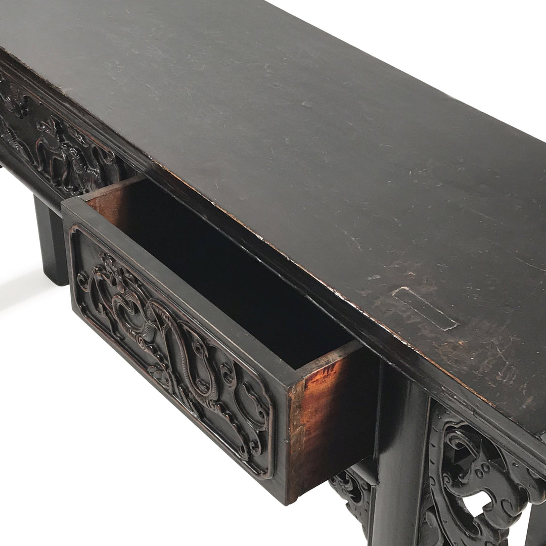 Black Lacquer Altar Table from Shandong - 19thC | Indigo Oriental Antiques