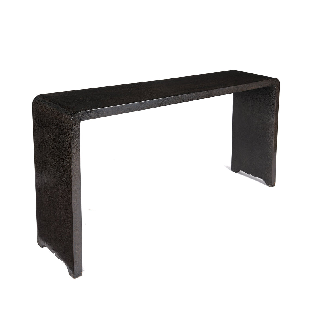 Chinese Black Lacquer Ribbon Altar Table | Indigo Oriental Antiques