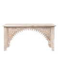 Carved Indian Mango Console Table