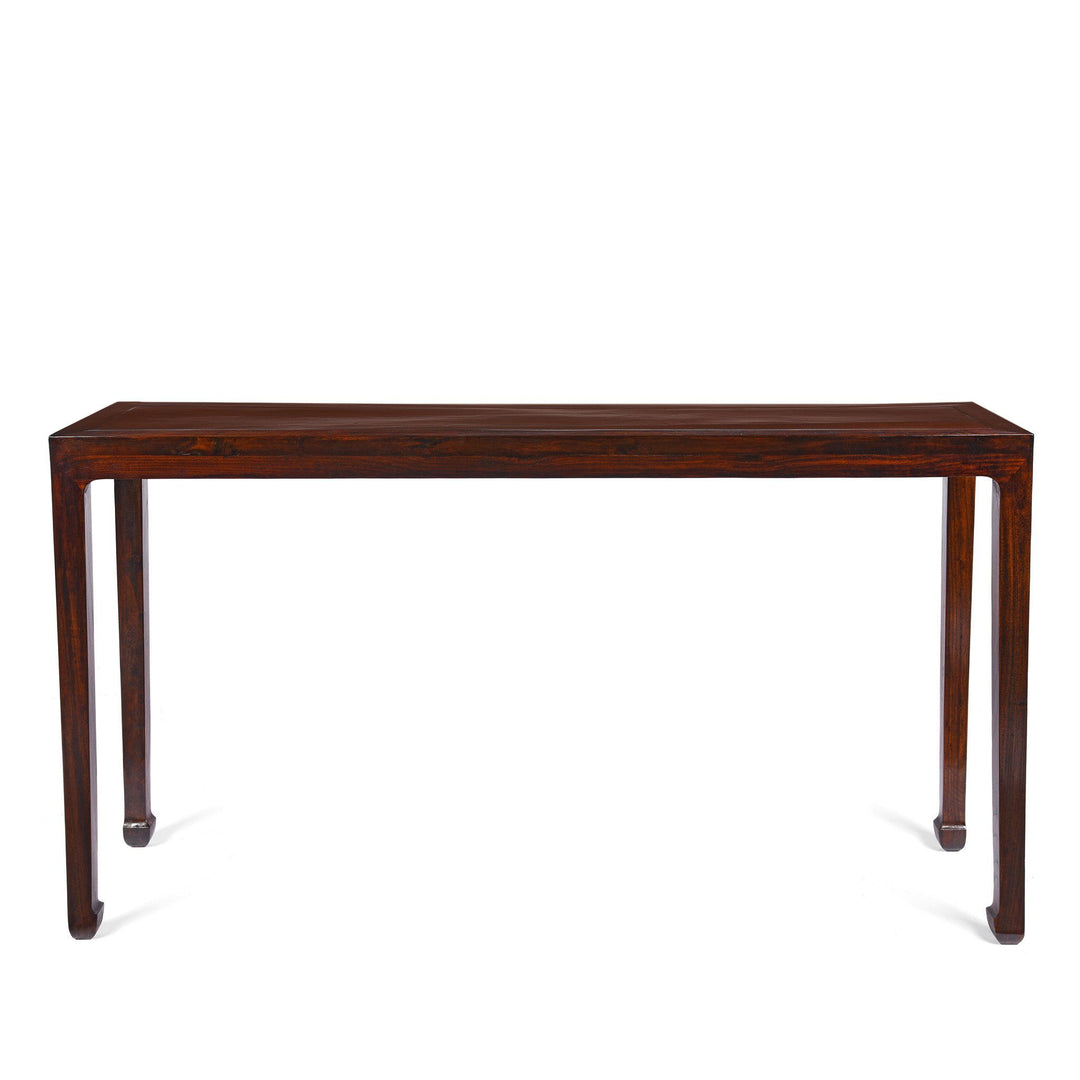 Ming Style Chinese Console Table Made From Old Elm | Indigo Antiques
