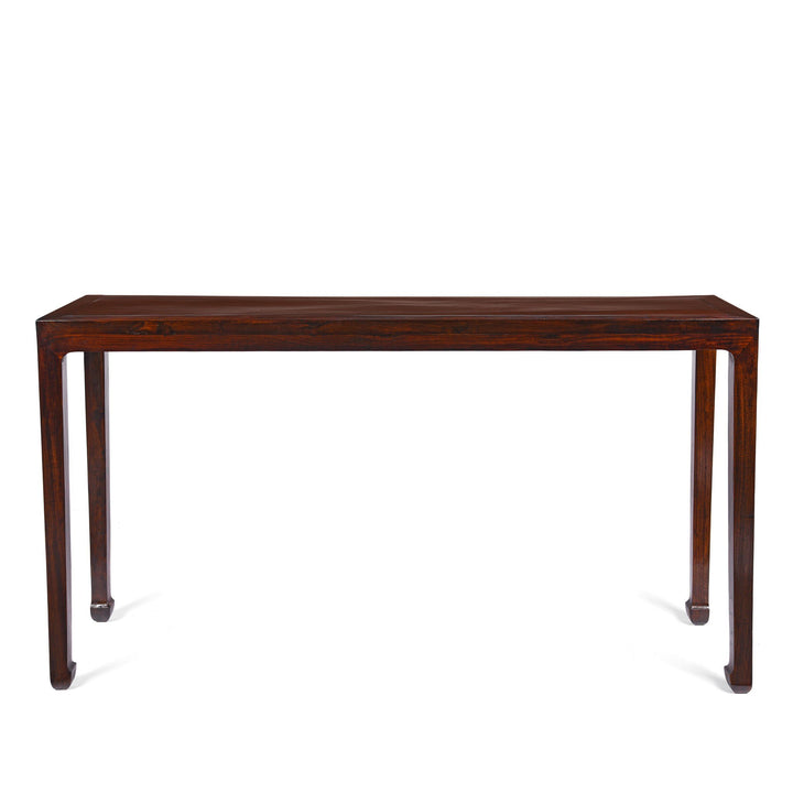 Ming Style Chinese Console Table Made From Old Elm | Indigo Antiques