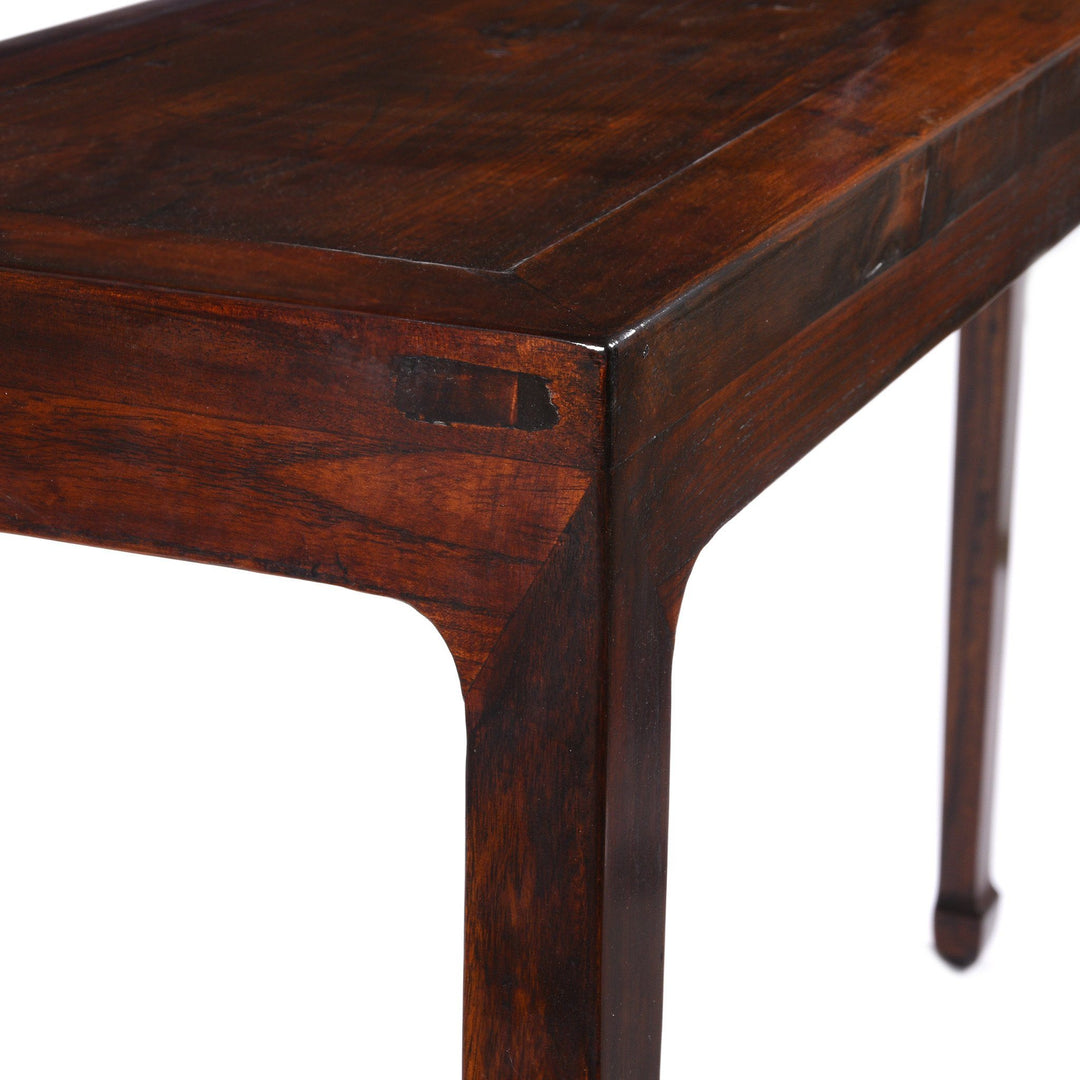 Ming Style Chinese Console Table Made From Old Elm | Indigo Antiques