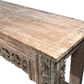 Console Table Made From Reclaimed Teak