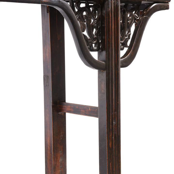 Dark Lacquer Walnut wood Chinese Altar Table - 19thC | Indigo Oriental Antiques