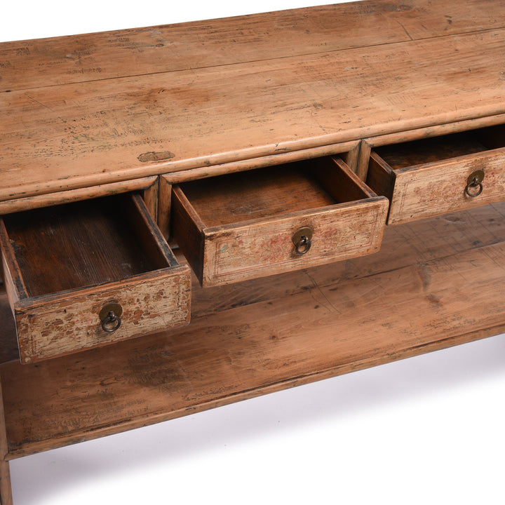 Five Drawer Console Table From Shandong  - 19thC | Indigo Antiques