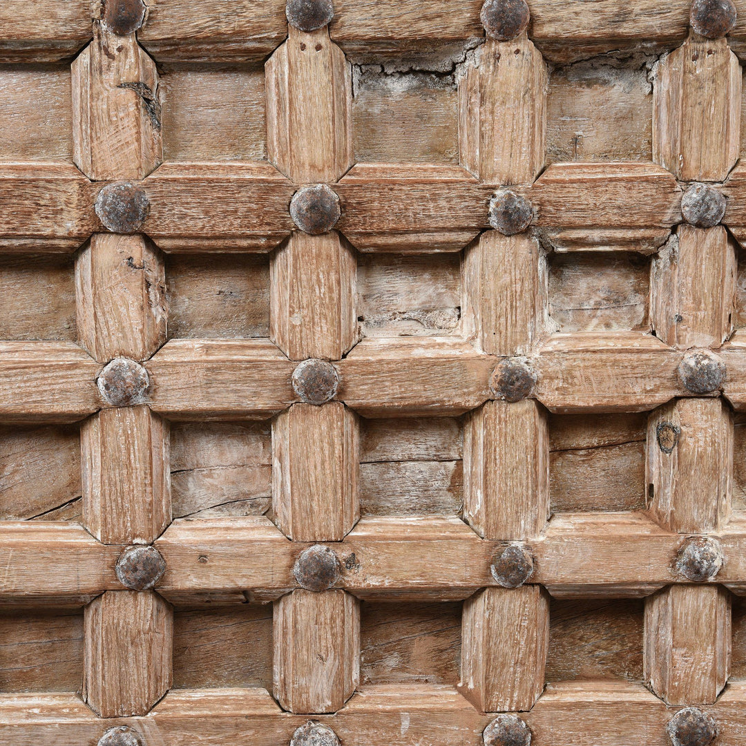 Detail From Indian "Pithara" Chest From Gujarat - 19thC | Indigo Antiques