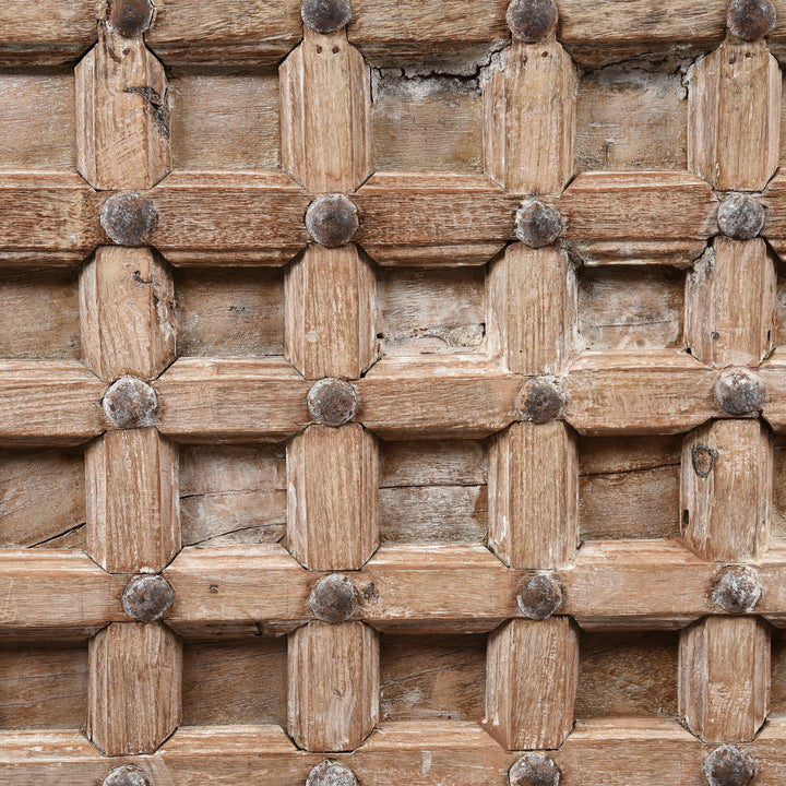 Detail From Indian "Pithara" Chest From Gujarat - 19thC | Indigo Antiques
