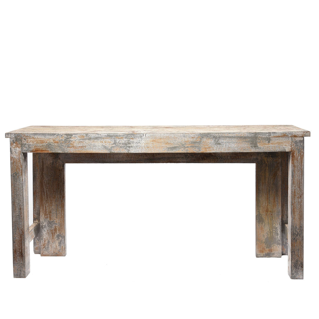 Back Detail of a Painted Indian Console Table | Indigo Antiques