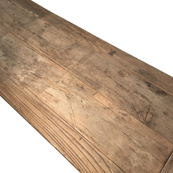 Qing Dynasty Elm Altar Table with Cypress Top - 18thC