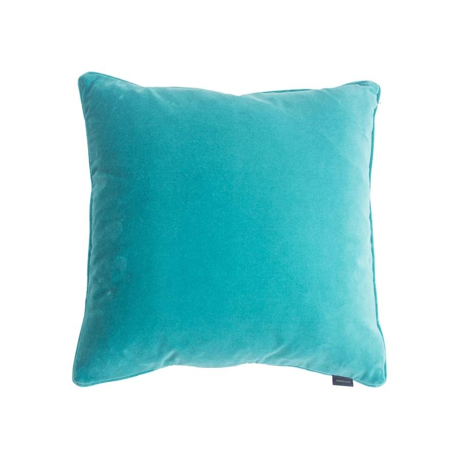 Blue & Tangerine Nui Burst Cushion - incl feather pad - 45 x 45 cms ( w x d x h) - AUK398