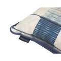 Indigo Itajime Grid Cushion by Tatie Lou & Pad