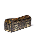 Black Lacquer Chinese Export Pillow Box - Ca 1920