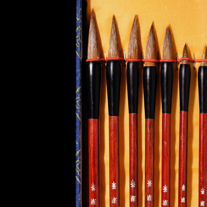 Chinese Calligraphy Brush Box Set | Indigo Antiques