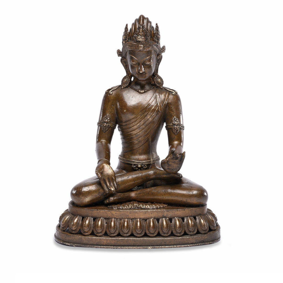 Bronze Avalokiteshvara Statue From Nepal - 19thC | Indigo Antiques