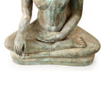 Bronze Seated Buddha From Thailand - Ca 90 Yrs old