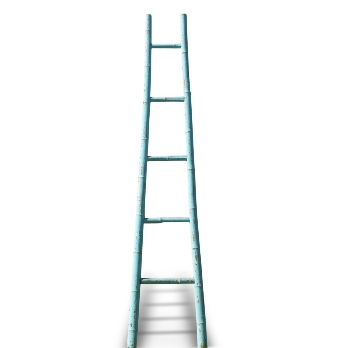 Chinese Bamboo Ladder with Paint finish | Indigo Oriental Antiques